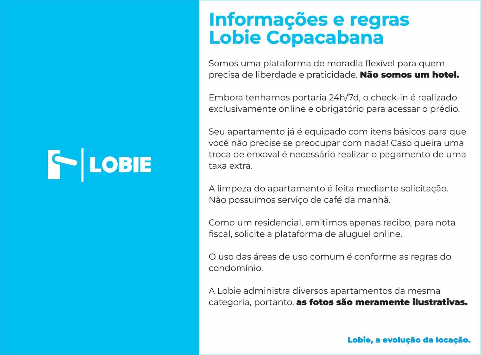 Lobie Copacabana Leilighet Rio de Janeiro Eksteriør bilde